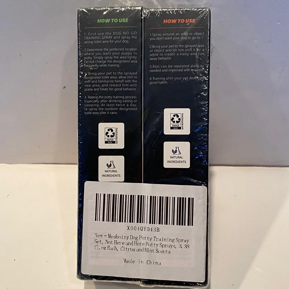 NIP Not Here Dog Training Spray - Set of 2